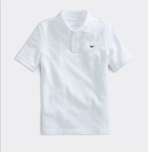 Vineyard Vines White, Cotton Polo